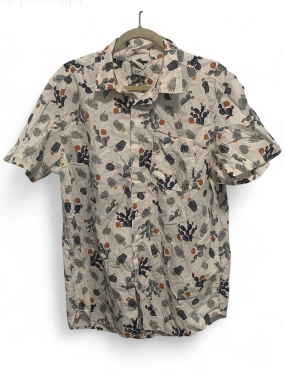 The North Face Baytrail Cactus Print Men's Short-Sleeve Button Down Shirt